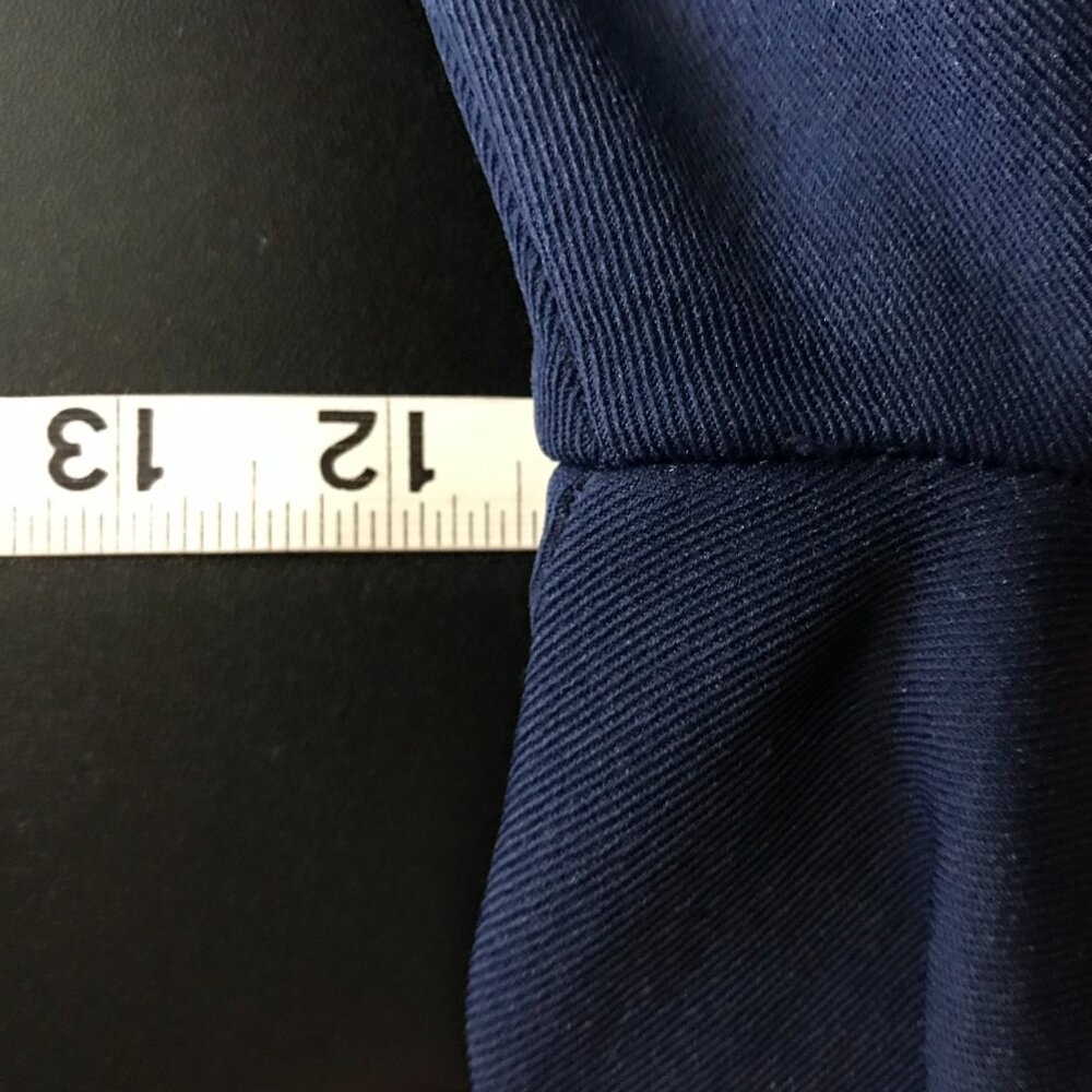 VTG Edelweiss Schoeller Switzerland Snow pants Stirrup 2 Navy Wool Blend Stretch - Picture 13 of 16